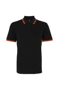 Рубашка поло классического кроя Asquith & Fox, черный