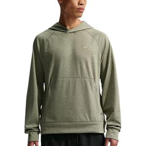 Nike Толстовка мужская оливково-зеленая с капюшоном Moderate Regular