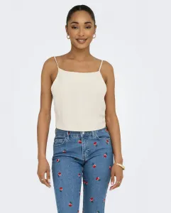 Женский топ на тонких бретелях Only, серый