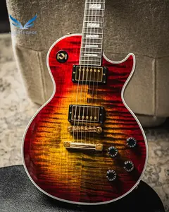 Gibson Custom Les Paul Axcess Custom Фигурная Bengal Burst с накладкой из эбенового дерева