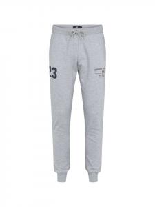 VINSON Брюки Rio серого меланжевого цвета