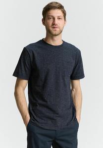 Футболка с принтом MIT BRUSTTASCHE TOM TAILOR, цвет Navy Multicolor Nep