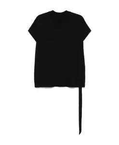 Черная хлопковая трикотажная футболка Rick Owens, черный