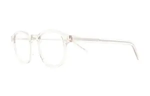 Оправы для очков мужские светло-бежевые SAINT LAURENT