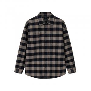 Футболка мужская базовая Black/Stone ANTA SUPERSTORE, черный/серо-бежевый серый