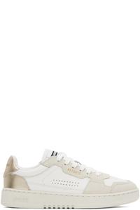 Кроссовки Dice Lo белого и золотого цвета Axel Arigato