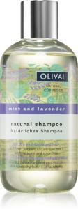 Натуральный шампунь с мятой и лавандой для сухих и поврежденных волос Olival, 250 мл