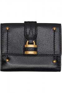 Мини-Кошелек Paddington, складывающийся втрое Chloé, черный