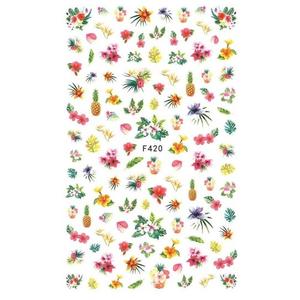 Наклейки для тонких ногтей, самоклеящиеся, № F420 MollyLac, Molly Lac