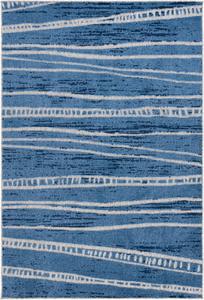 Ковер SAFAVIEH, 122 x 183 см, Cottage Collection - Blue, современный дизайн, для помещений и улицы, моющийся, идеально для патио, заднего двора, прихожей (COT966N-4)