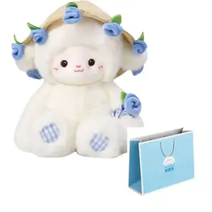 Букет роз, магнитный букет с ягненком, милая плюшевая кукла высотой 30 см Nodding Bud Bug