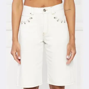 Джинсовые шорты Xmen стандартного кроя Pinko, белый