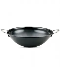 Вок EverLast N2 из углеродистой стали, 36 см Anolon, черный