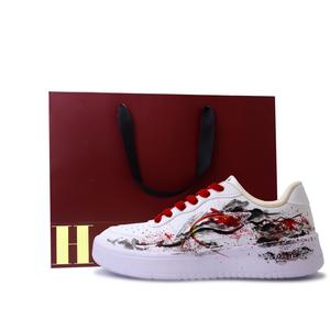 LINING Кроссовки Pontoon Boats с амортизацией, износостойкие, низкие, для скейтбординга, унисекс, красные, черные