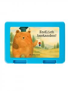 Mr. & Mrs. Panda Дизайн коробки для закусок с изображением медведя и надписью на ней белым цветом