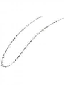 Adeliás Колье унисекс - цепочка-якорь из нержавеющей стали серебристого цвета