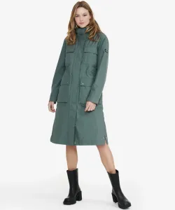 Дышащая и водонепроницаемая, компактная длинная куртка с капюшоном.