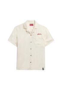 Рубашка на пуговицах классического кроя Superdry Merchant Suika, кремовый