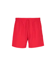 Плавательные шорты Balmain Paris с вышивкой, красный