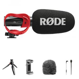 Настольный комплект аналогового/USB-микрофона RODE VideoMic GO II-H для устройств USB-C