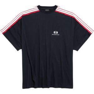 Футболка с принтом логотипа Balenciaga, черный