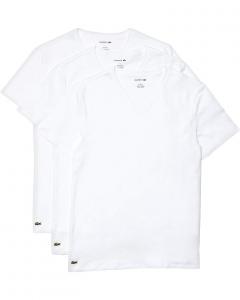 Футболка Lacoste 3-Pack V-Neck Regular Fit Essential, белый