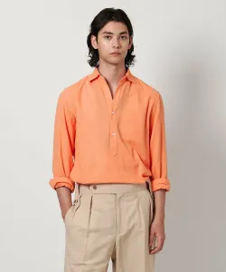 Выцветшая панамская рубашка-пуловер United Arrows, цвет Orange