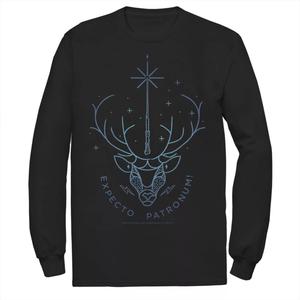 Мужская футболка с длинными рукавами Harry Potter Expecto Patronum Stag