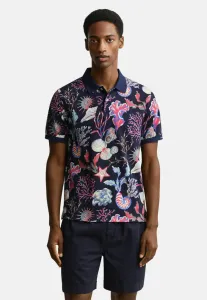 Поло с принтом Gant, Classic Blue