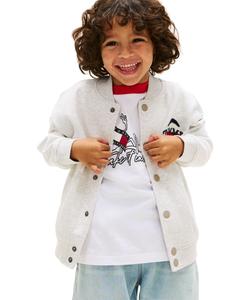 Куртка-бомбер с графическим изображением баскетбольной тематики для мальчиков