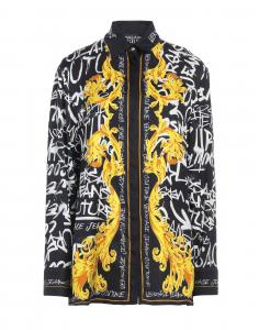 Рубашка Versace Jeans Couture, черный