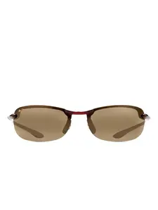 Солнцезащитные очки в черепаховой оправе Maui Jim, коричневый