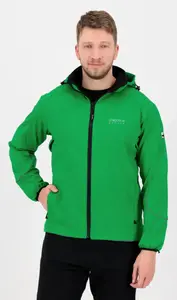 Куртка DEPROC Active Softshell "NIGEL PEAK Men", также доступна в больших размерах, зеленый