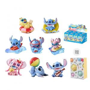 Тайная коробка Disney Stitch Summer Party Collection, одиночная тайная коробка/полный набор 8 шт MINISO