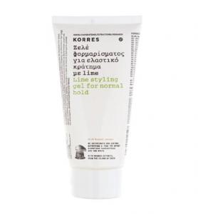 Гель для укладки волос с экстрактом лайма, 150 мл Korres, MCS