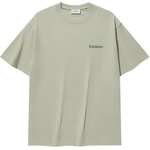 COVERNAT Футболка мужская светло-бежевая