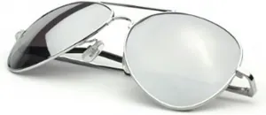 Солнцезащитные очки-авиаторы (серебристые, 2 шт.) MODA, Silver