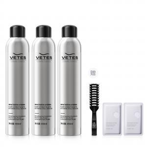 Эластичная повязка, увлажняющая шелковая пена-воск, увлажняющая, для придания формы, контроля над пушистостью и объема Vetes, 【超值囤货装】泡沫发蜡摩丝450ml*3