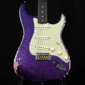 Fender Custom Shop 1962 Stratocaster с ручными звукоснимателями Josefina Heavy Relic - Фиолетовый блеск / Розовый Пейсли 2025 (R141683)