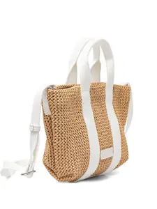 Маленькая плетеная сумка-тоут Marc O'Polo, нейтральный