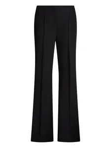 Расклешенные брюки со складками спереди LIU JO, черный