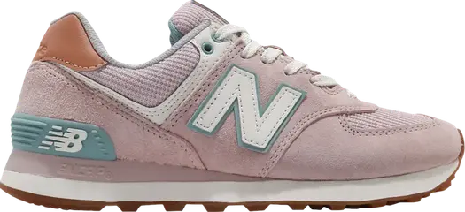 Кроссовки New Balance Wmns 574 'Beach Cruiser - Space Pink', розовый