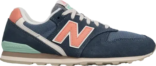 Кроссовки New Balance Wmns 996 'Blue Peach', синий