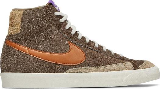 Кроссовки Nike Blazer Mid '77 Premium 'Dark Chocolate', коричневый