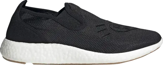 Кроссовки Adidas Human Made x Pure Slip-On 'Black', черный