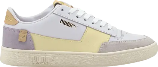 Кроссовки Puma Ralph Sampson MC White Pastel Yellow, белый
