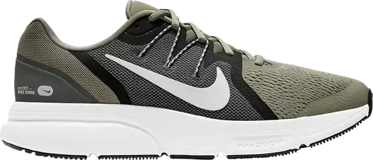 Кроссовки Nike Zoom Span 3 'Light Army', зеленый
