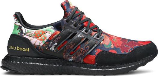 Кроссовки Adidas UltraBoost DNA 'Floral', черный