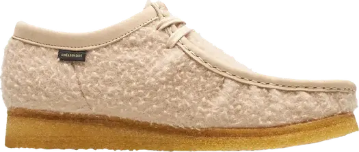 Кроссовки Clarks Aimé Leon Dore x Wallabee Casentino Wool Beige, кремовый