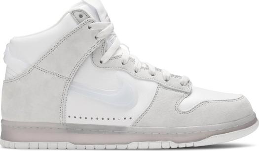 Кроссовки Nike Slam Jam x Dunk High 'White Platinum', белый